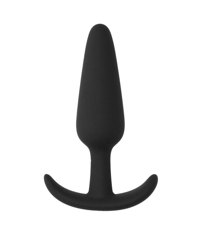 Beginners Size Slim Butt Plug Black