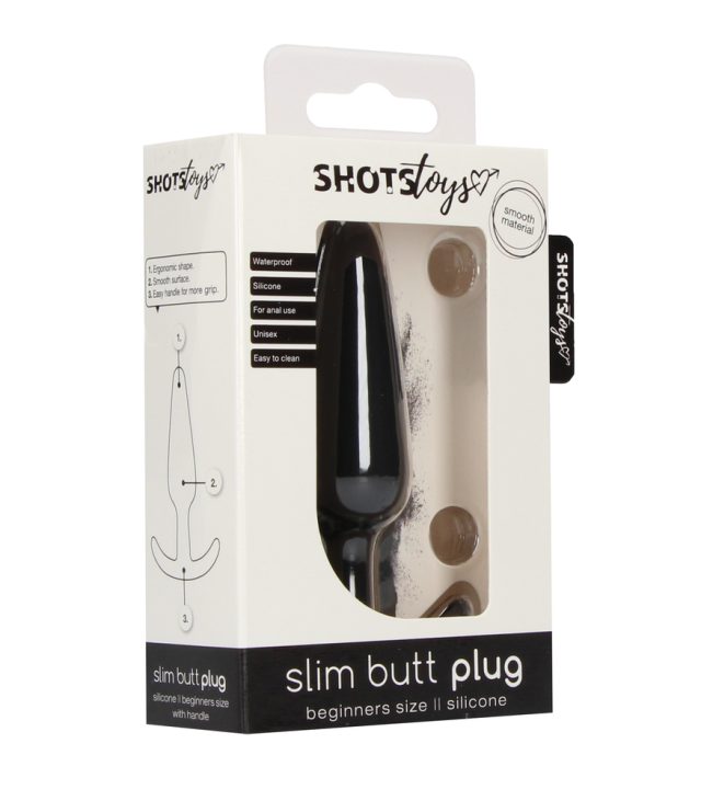 Beginners Size Slim Butt Plug Black - Image 4