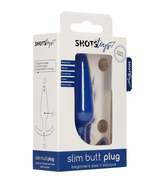 Beginners Size Slim Butt Plug Blue - Image 4