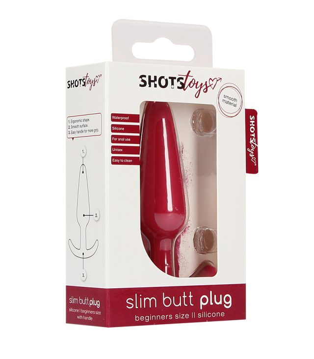 Beginners Size Slim Butt Plug Red - Image 4