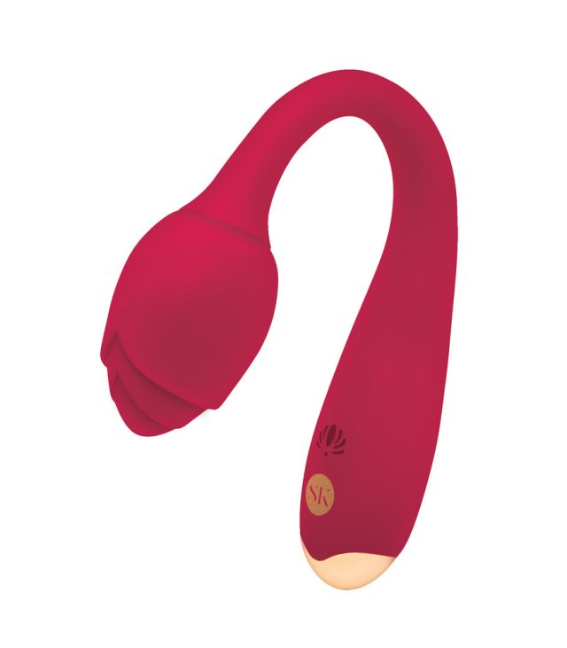 Secret Kisses Rosegasm Long Stem Vibrating