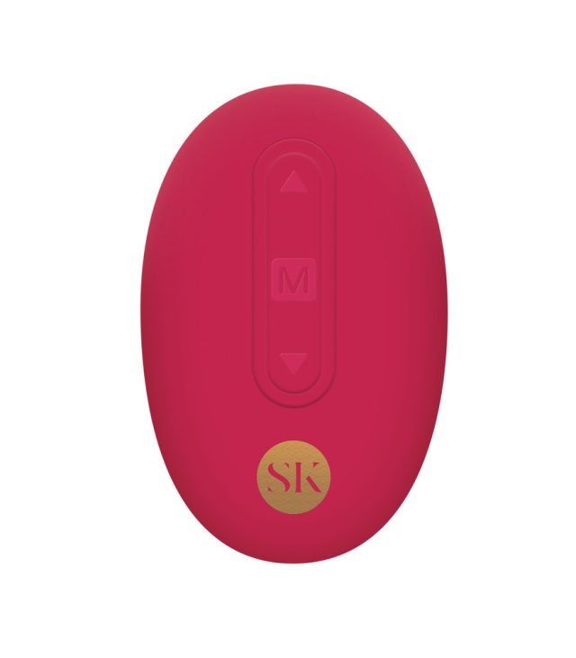 Secret Kisses Remote Thrusting Rosebud Butt Plug - Image 3