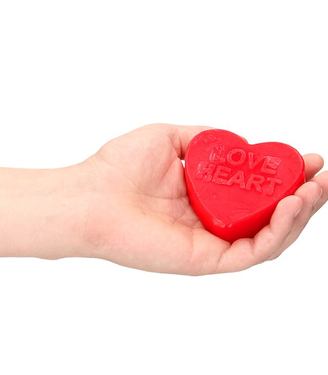 Love Heart Rose Scented Soap Bar - Image 2