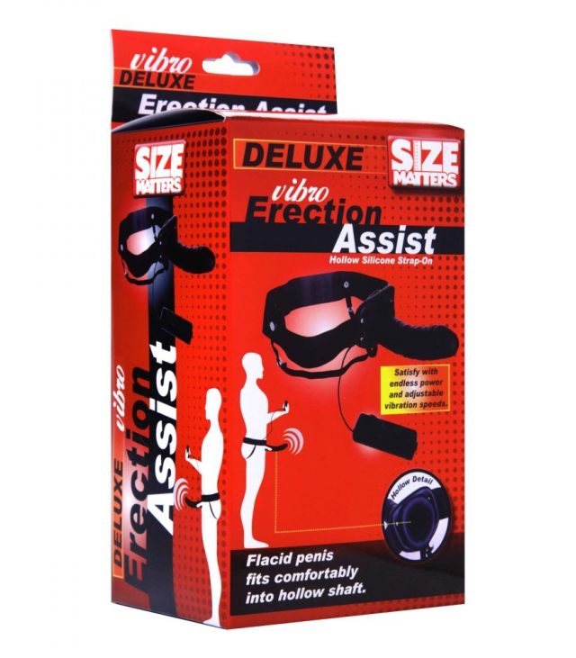 Size Matters Deluxe Vibro Erection Assist Hollow Silicone Strap - Image 4