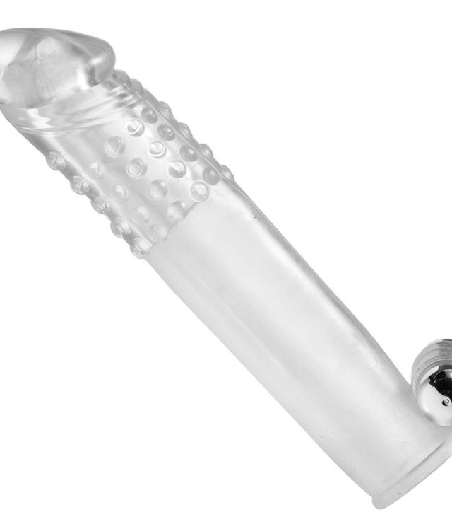 Size Matters Clear Vibrating Penis Sleeve