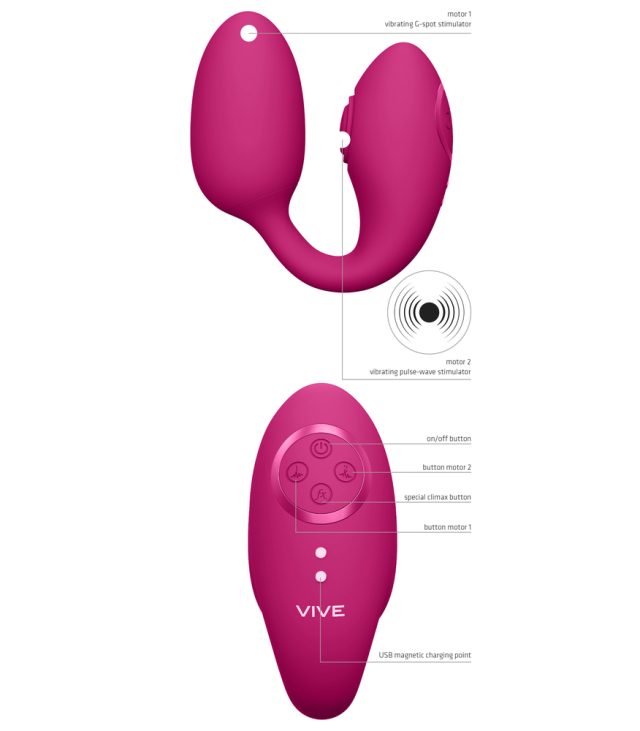 Vive Aika Pulse Wave And Vibrating Love Egg Pink - Image 2
