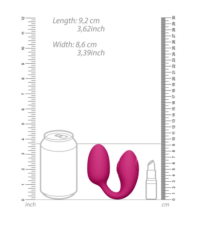 Vive Aika Pulse Wave And Vibrating Love Egg Pink - Image 3