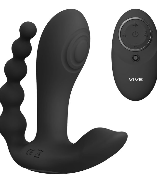 Vive Kata Double Penetrator Vibrator Black