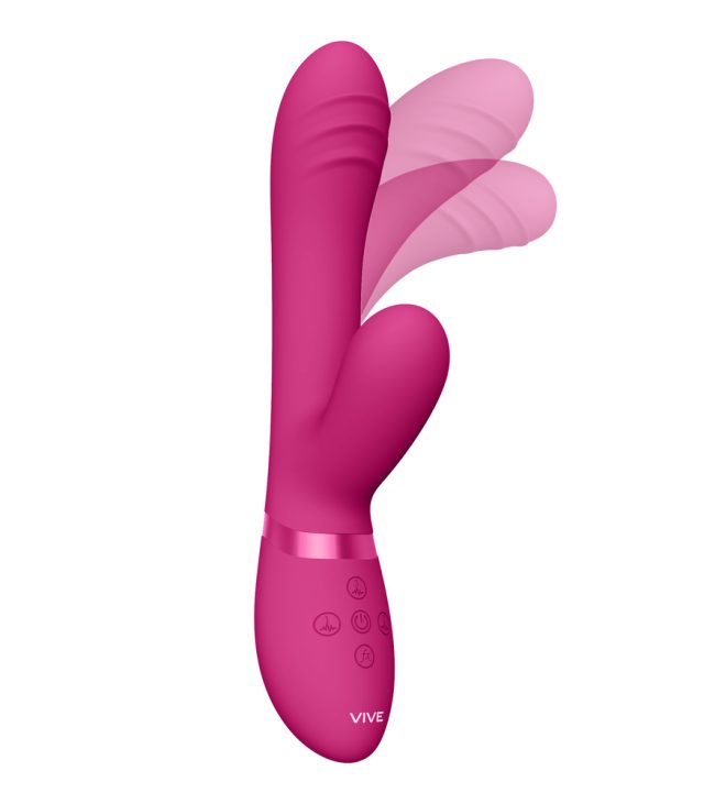Vive Tani Finger Motion With Pulse Wave Vibrator Pink - Image 4
