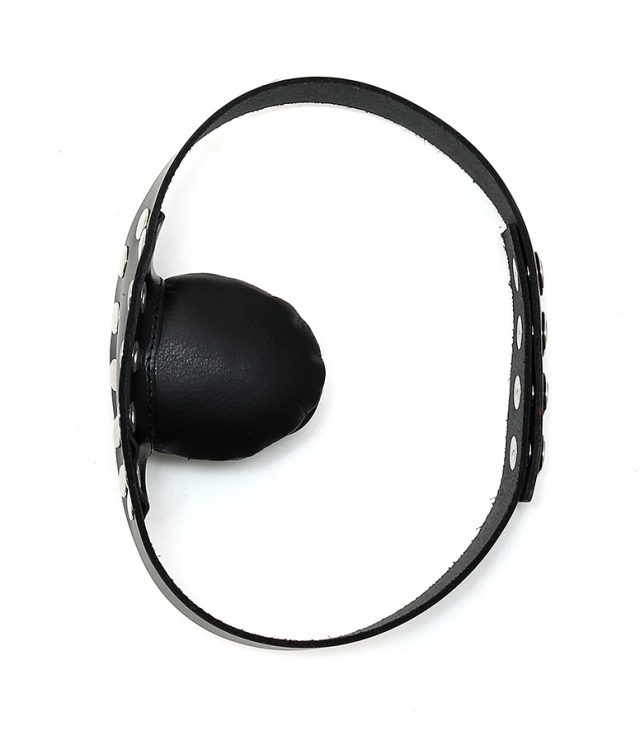 Leather Gag With Studs - Image 2
