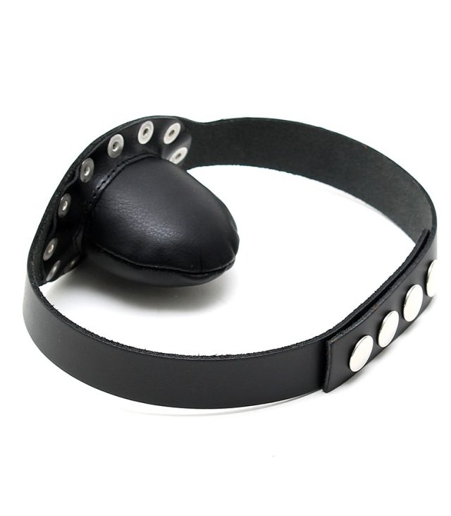Leather Gag With Studs - Image 3