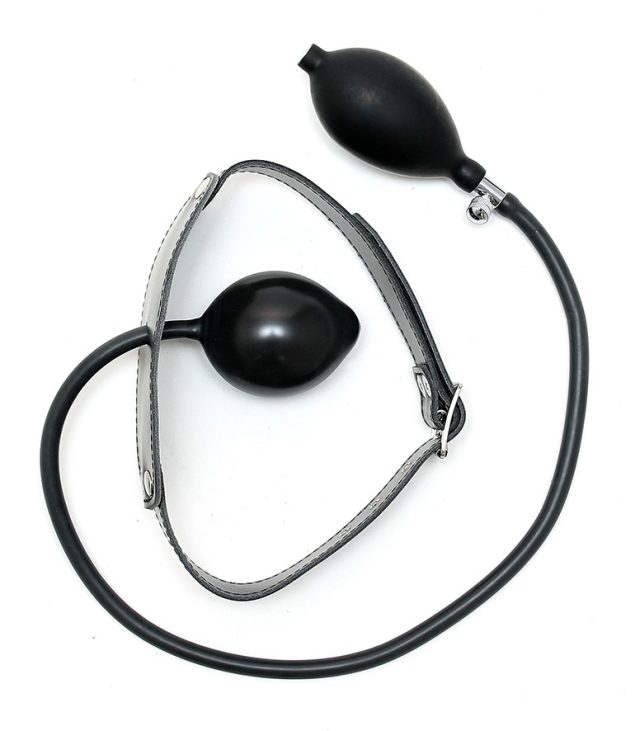 Leather Inflatable Gag - Image 3