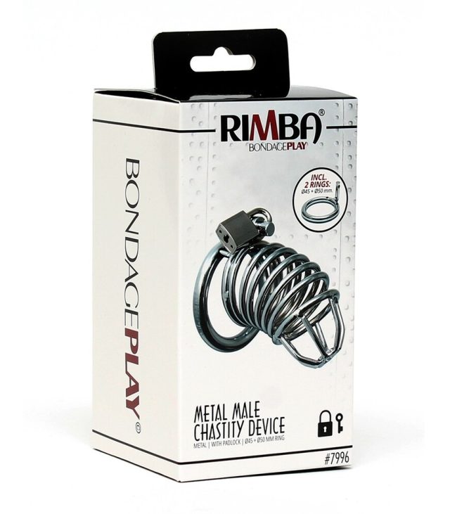 Chrome Chastity Cock Cage - Image 3